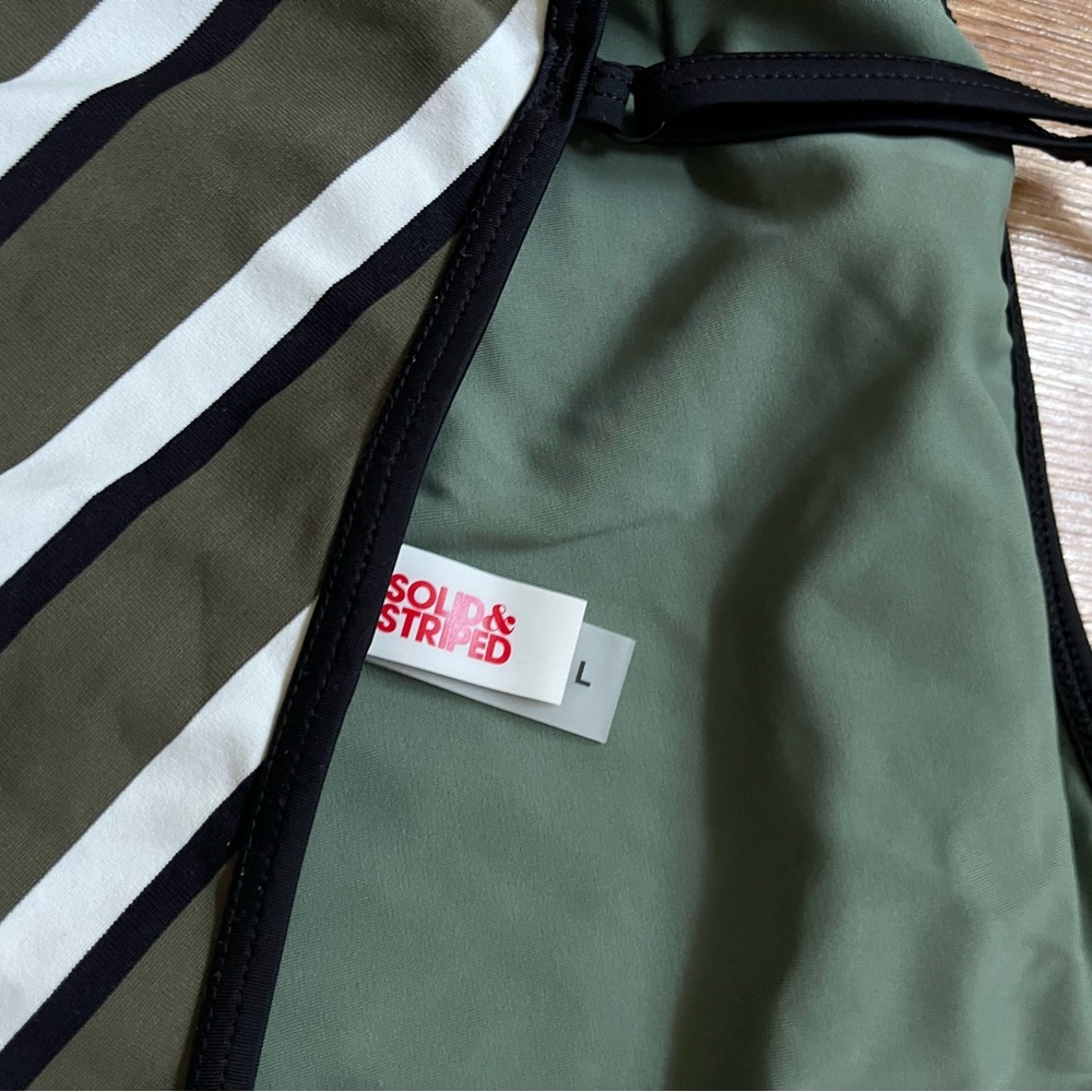 Solid & Striped The Sandra Striped Swimsuit - Arm… - image 5